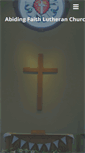 Mobile Screenshot of abiding-faith.org